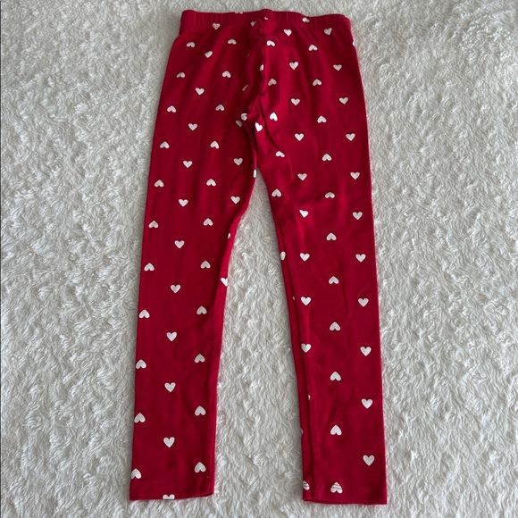 Gymboree girls size 7 red white cat heart shirt pants outfit Valentines Day love - Picture 6 of 6